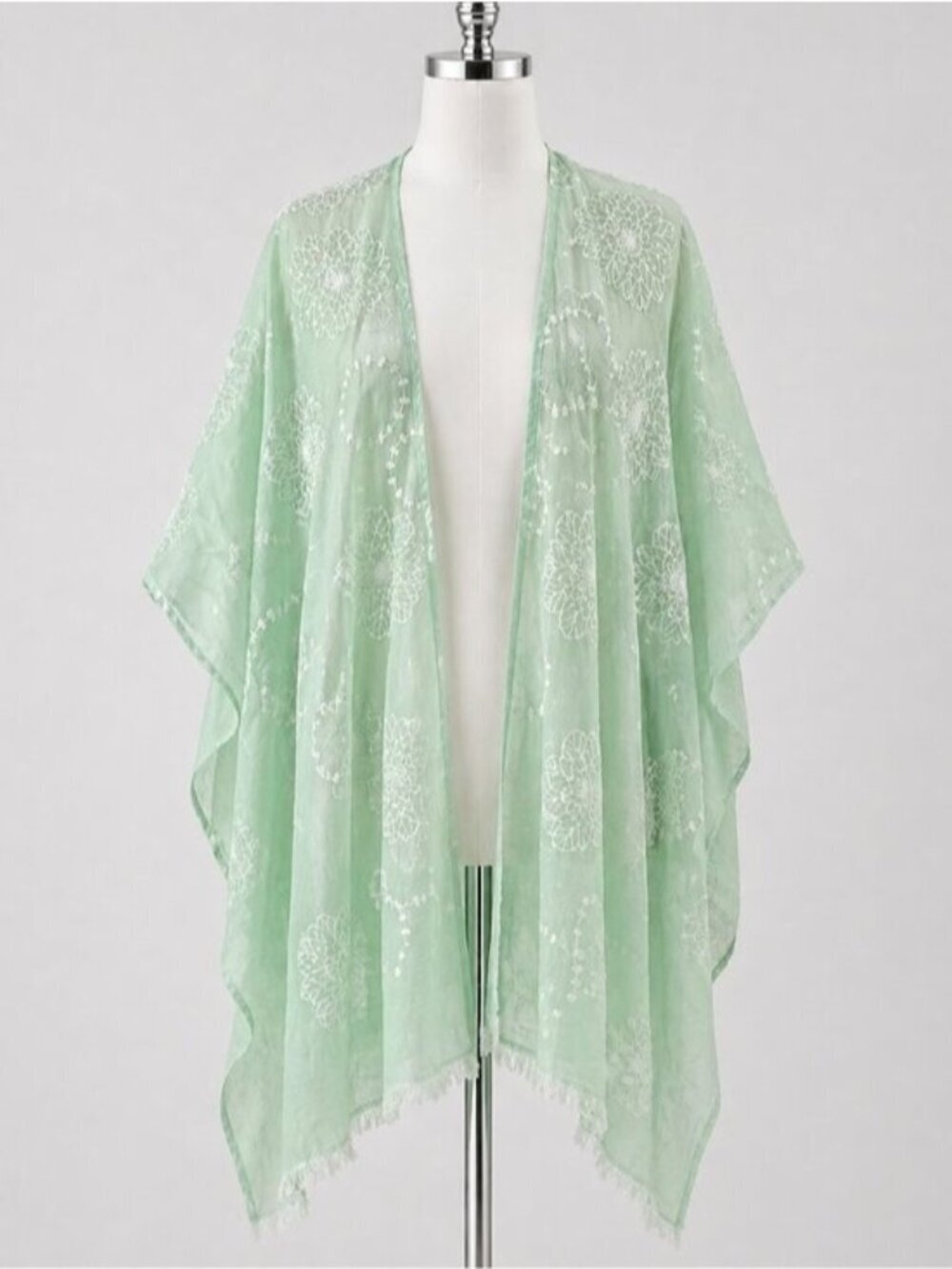 LVS Collection Printed Kimono Coverup